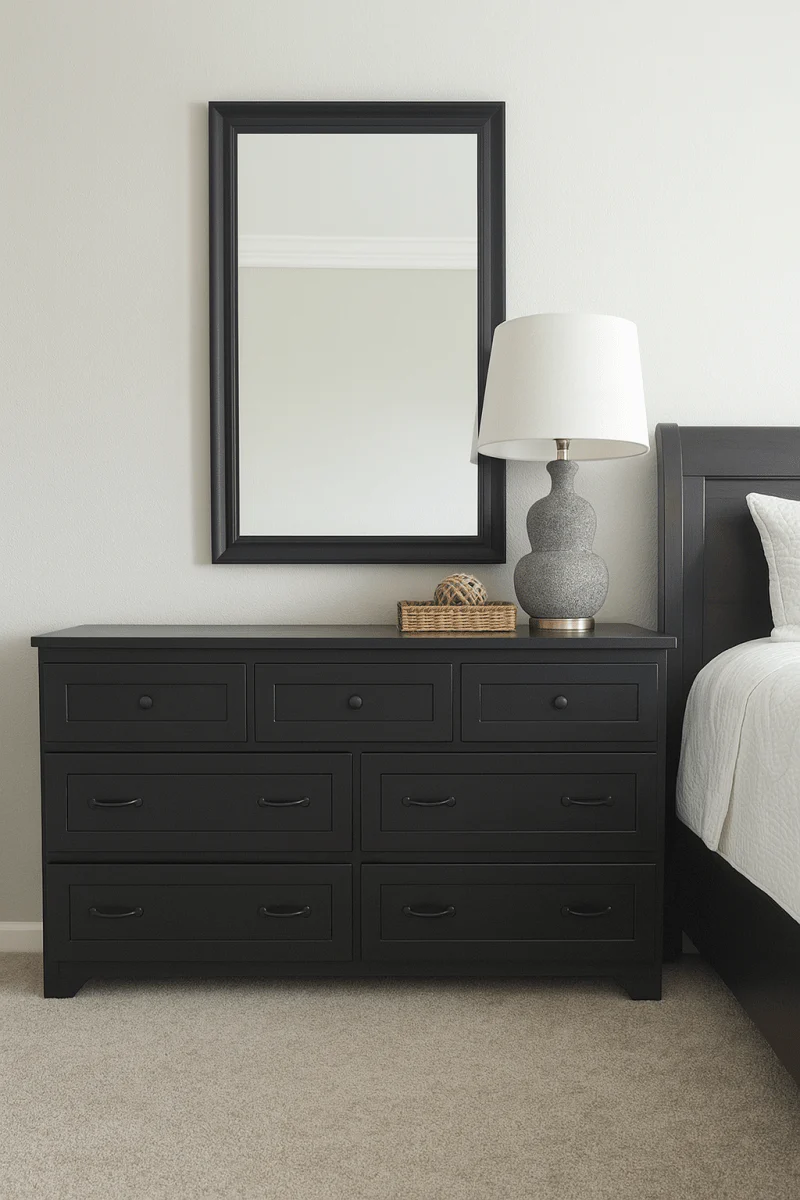 Dresser drawers and Bedside tables